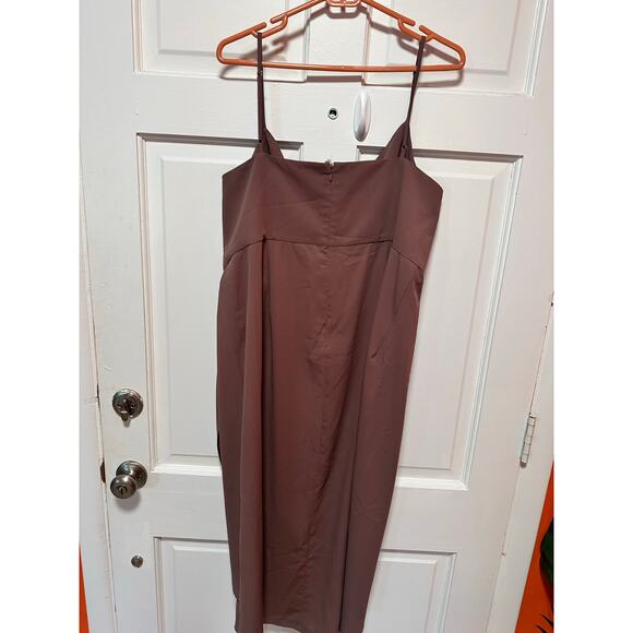 Lulus Reinette Mauve Purple Midi Dress Size 2X - Picture 7 of 9